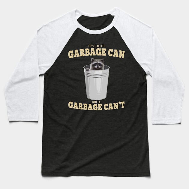Garbage Can Baseball T-Shirt by giovanniiiii